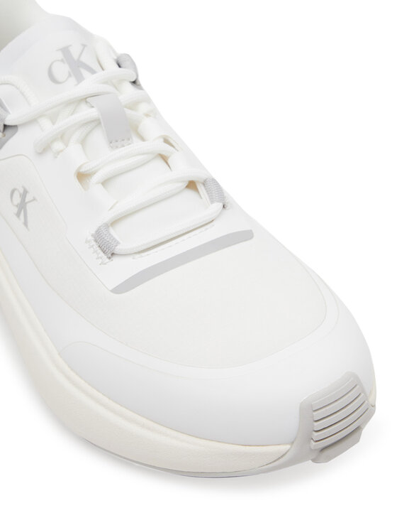 Calvin Klein Jeans Sneakersy Calvin Klein Jeans Athleisure Runner Laceup Nt YW0YW01823 Biela