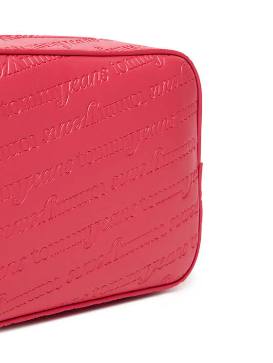 Tommy Jeans Дамска чанта Tommy Jeans Tjw Must Aop Camera Bag AW0AW17865 Бордо
