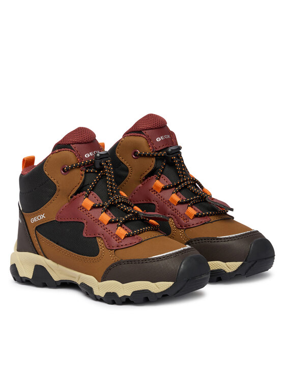 Geox Trzewiki Geox J Magnetar Boy B Abx J463ZC 050FU C6311 S Brązowy