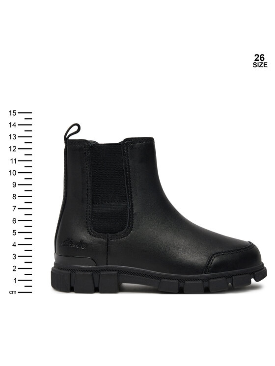 Clarks Чоботи Clarks Evyn Chelsea K. 26180291 Чорний