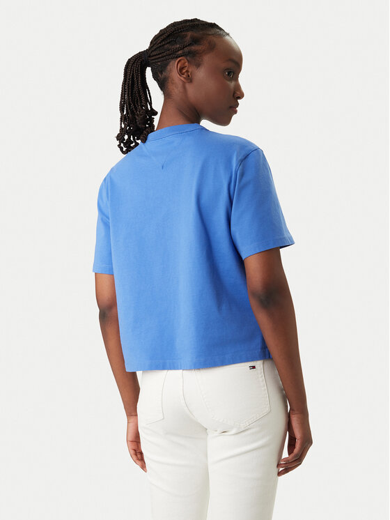 Tommy Jeans Tommy Jeans Camiseta DW0DW22202 Azul Boxy Fit