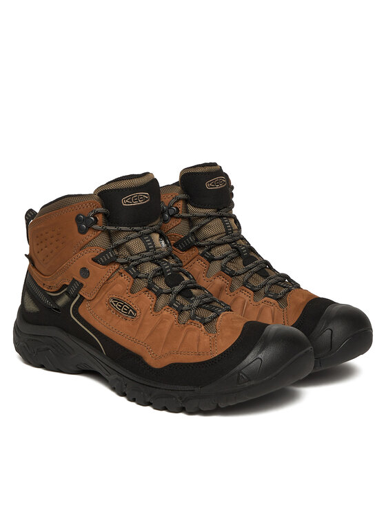 Keen Trekkingi Keen Targhee IV Waterproof Hiking Boot 1028988 Brązowy