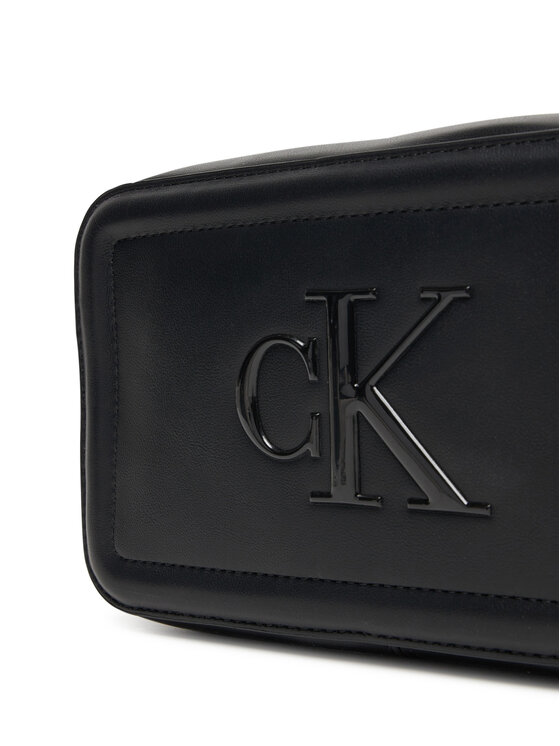 Calvin Klein Дамска чанта Calvin Klein Bold Ck Camera Bag LV04F3220G Черен