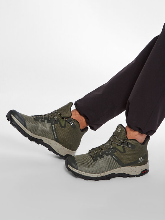 Salomon Trekkings Salomon Outline Prism Mid Gtx GORE-TEX 411201 26 M0 Verde