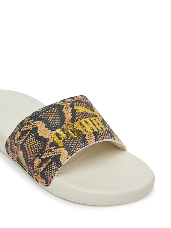 Puma Шльопанці Puma Popcat 20 Snake Chic 401706 02 Бежевий