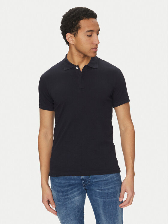 Geox Geox Polo marškinėliai M5510W T3236 F1624 Tamsiai mėlyna Regular Fit