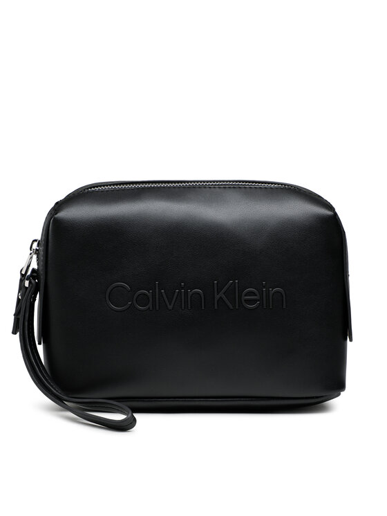 Calvin Klein Kosmētikas somiņa Calvin Klein Ck Set Compact Case K50K510040 Melns