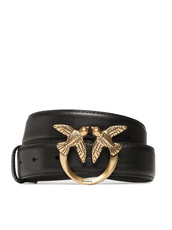 PINKO Ремінь PINKO Love Berry H3 Belt PE 23 PLT01 100125 A0F1 Чорний