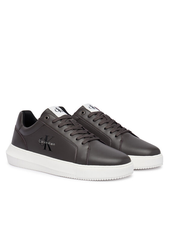 Calvin Klein Sportcipők Calvin Klein Chunky Cupsole Mono Lth YM0YM01317 Barna