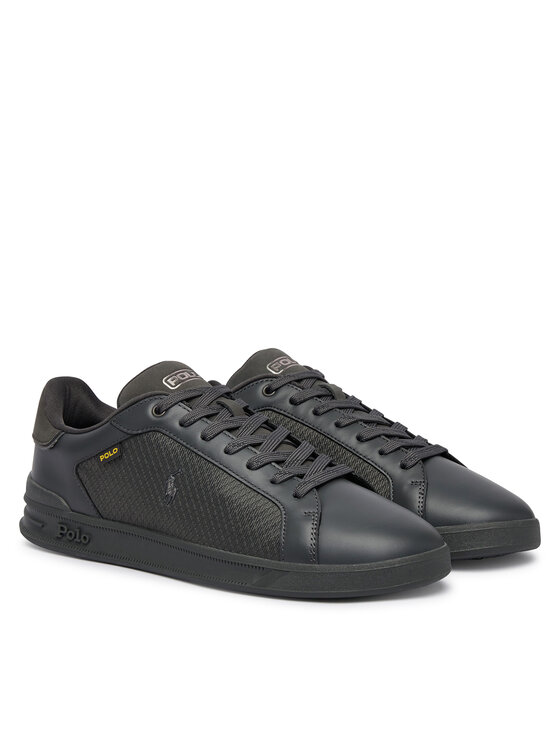 Polo Ralph Lauren Sneakersy Polo Ralph Lauren Heritage Court Utily 809P15735001 Černá