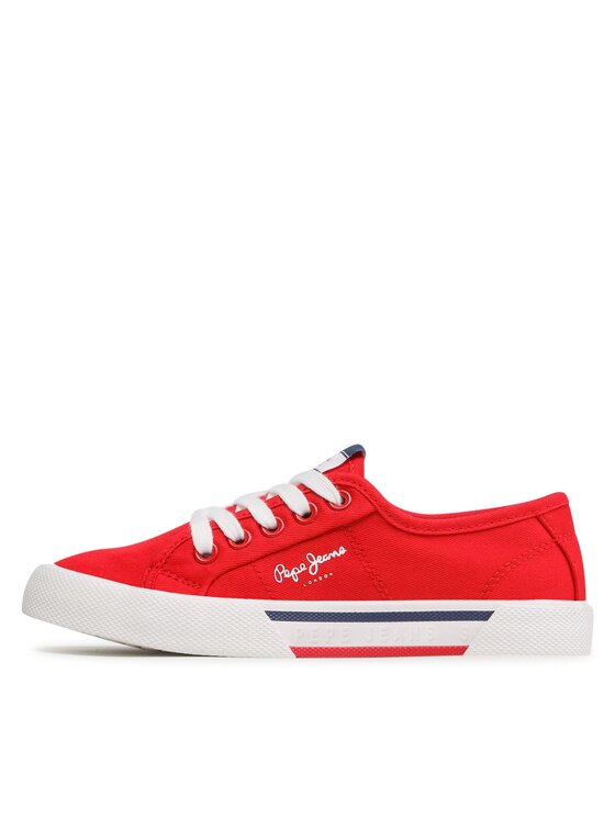 Pepe Jeans Кросівки Pepe Jeans Brady Boy Basic PBS30527 Червоний