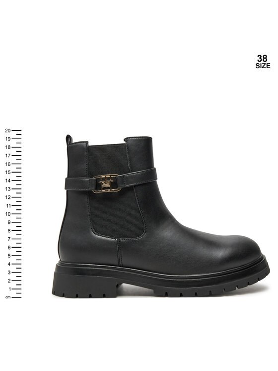 Tommy Hilfiger Škornji Tommy Hilfiger Chelsea Boot T3A5-33572-1351 S Črna