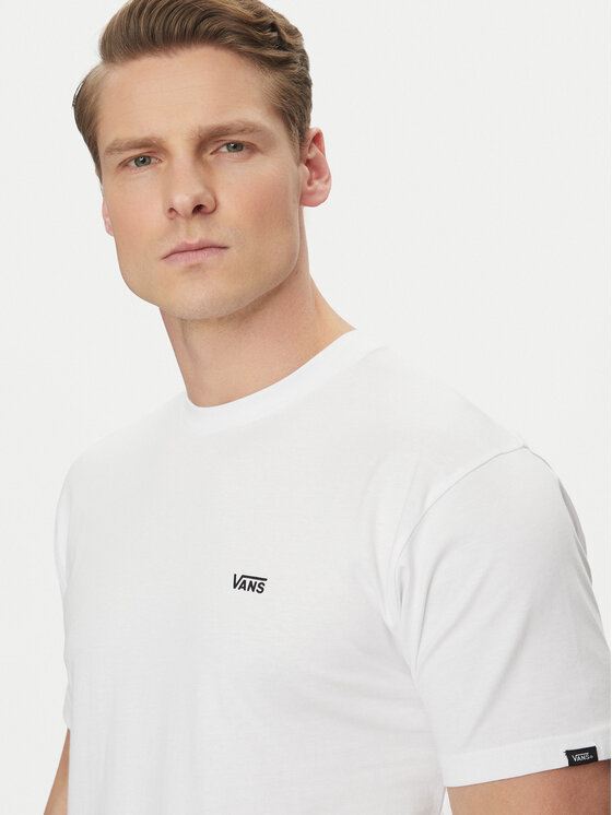Vans Vans Marškinėliai Left Chest Logo VN0A3CZEY281 Balta Classic Fit