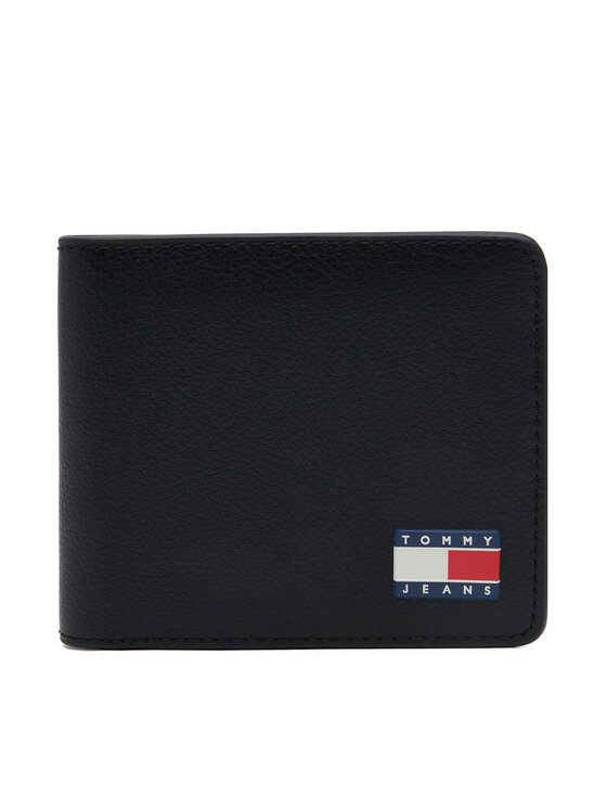 Tommy Jeans Portafoglio Tommy Jeans Tjm Heritage Leather Cc Wallet AM0AM13371 Nero