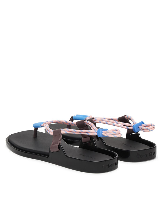 Calvin Klein Sandály Calvin Klein Beach Sandal Rope Pu 2 HW0HW02967 Barevná