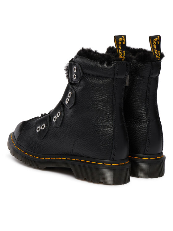 Dr. Martens Outdoorová obuv Dr. Martens 1460 Faux Fur Lined DM31876001 Čierna