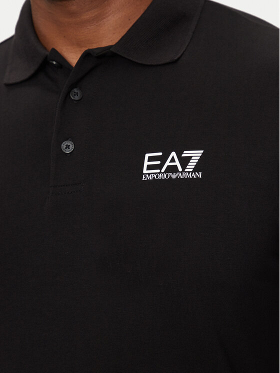 EA7 Emporio Armani EA7 Emporio Armani Поло 8NPF14 PJVQZ 1200 Чорний Regular Fit