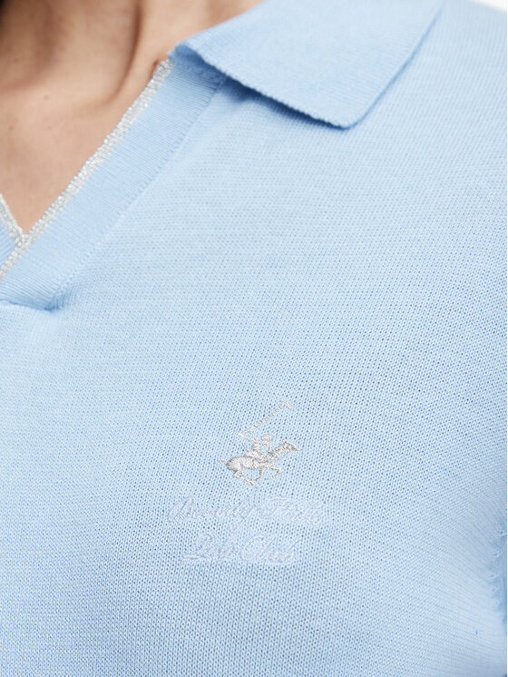 Beverly Hills Polo Club Beverly Hills Polo Club Поло P-SS26W-M550273 Світло-синій Regular Fit