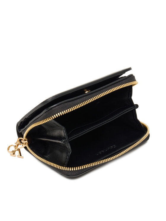 Calvin Klein Pénztárca Calvin Klein Ck Medium Flap Zip Around LV04F1075G Fekete