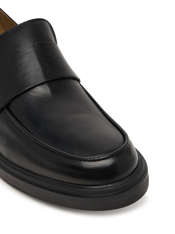 Calvin Klein Loaferai Calvin Klein Cupped Band Loafer Lth HM0HM02065 Juoda