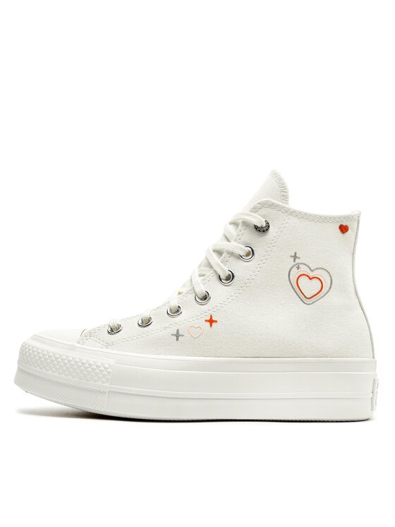Converse Scarpe da ginnastica Converse Chuck Taylor All Star Lift Platform Y2K A09114C Bianco