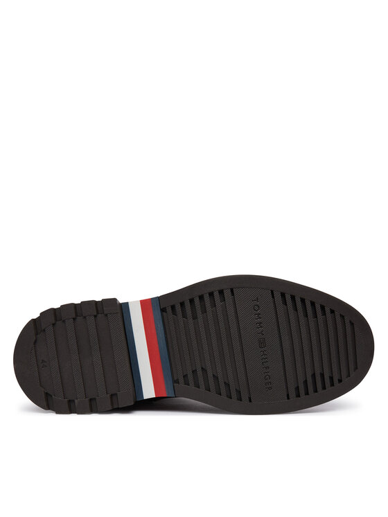 Tommy Hilfiger Ghete Tommy Hilfiger Corporate Casual Lth Boot FM0FM06174 Maro
