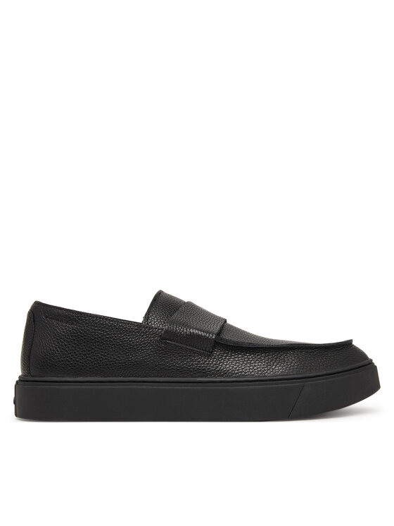 Calvin Klein Loaferice Calvin Klein Hybrid Clean Loafer Band Tum Lth HM0HM02184 Crna