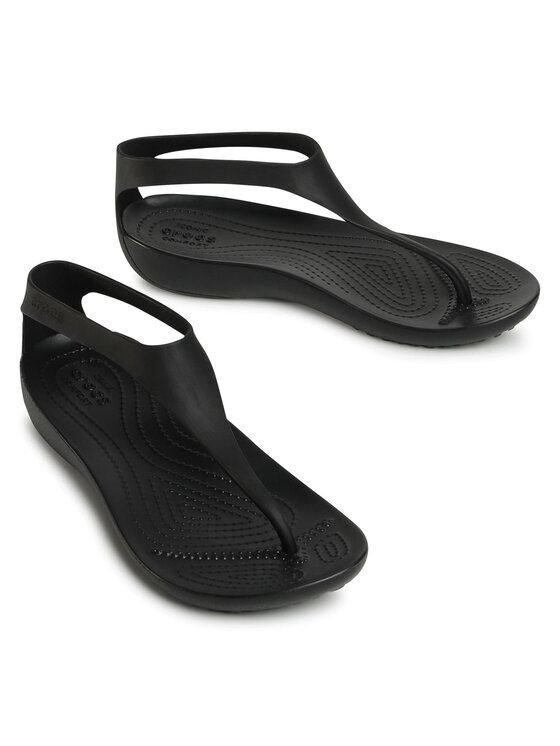 Crocs Sandale Crocs Serena Flip W 205468 Negru