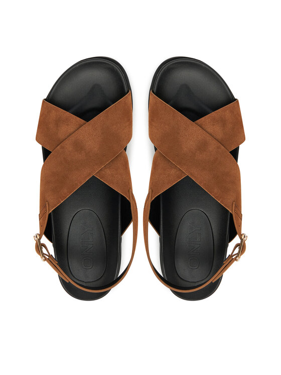 ONLY Shoes Σανδάλια ONLY Shoes Onlminnie 2 15253212 Καφέ