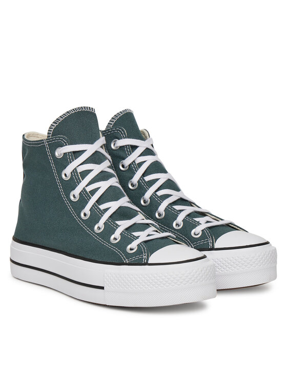 Converse Кеди Converse Chuck Taylor All Star Lift Platform A12596C Зелений