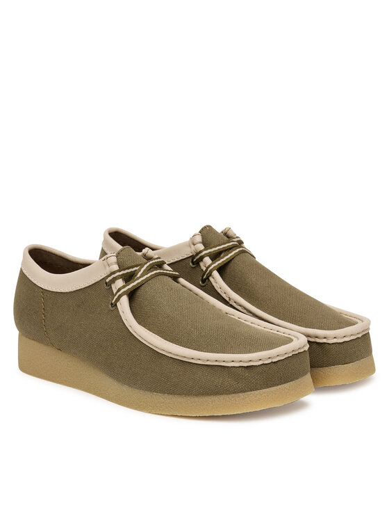 Clarks Туфлі Clarks Wallabee EVO 26186172 Зелений
