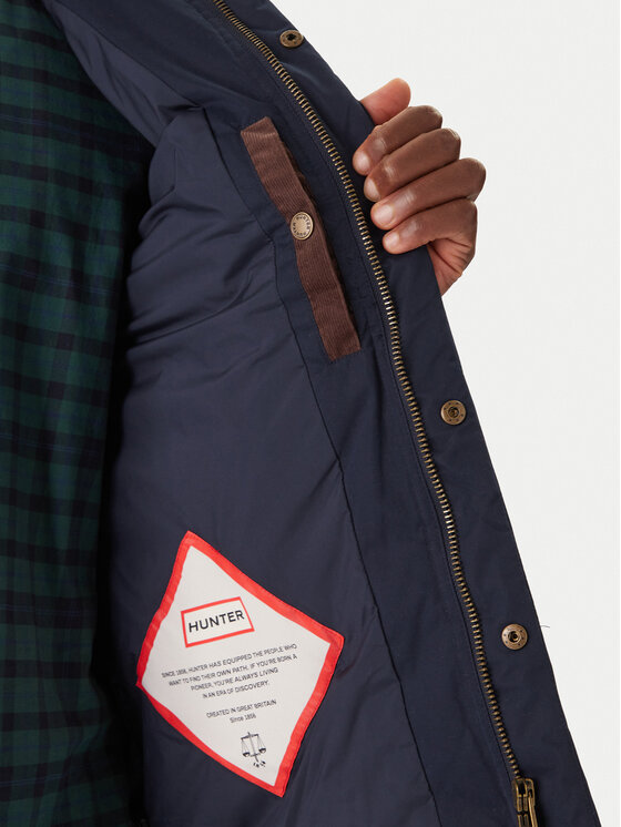 Hunter Hunter Átmeneti kabát Ardwell HARM0003252 Sötétkék Regular Fit