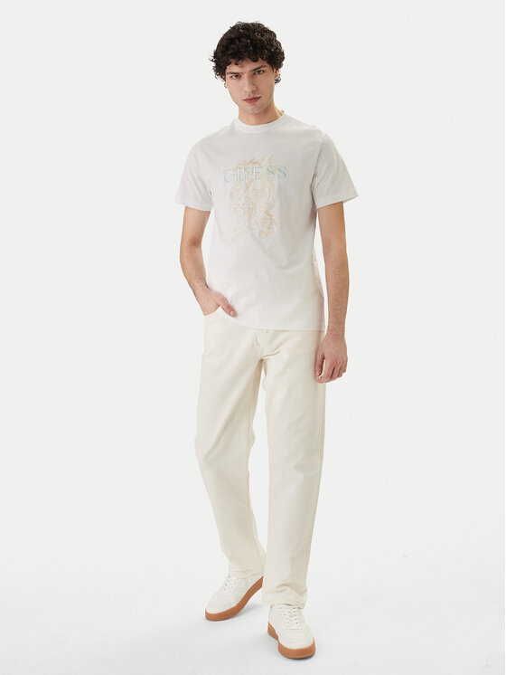 Guess Guess Camiseta M6GI17 K3038 Blanco Regular Fit