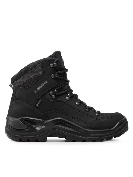 Lowa Παπούτσια πεζοπορίας Lowa Renegade Gtx Mid GORE-TEX 310945 Μαύρο
