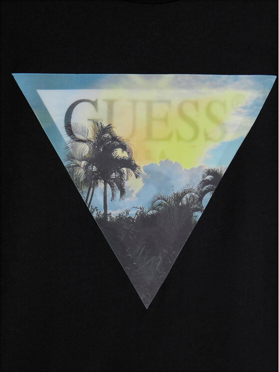 Guess Guess Camiseta L6GI25 K8HM4 Negro Regular Fit