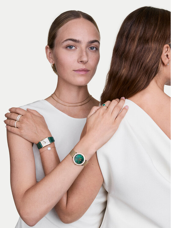 Daniel Wellington Pulkstenis Daniel Wellington Crystalline Bezel 3 DW00100824 Zelta