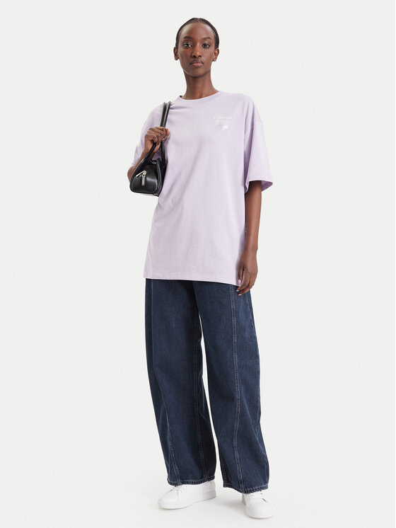 HUGO HUGO T-shirt 50574524 Viola chiaro Relaxed Fit