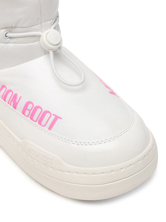 Moon Boot Śniegowce Moon Boot Jr Park Tube Mid Glitter Wp 80D3440110 S Biały