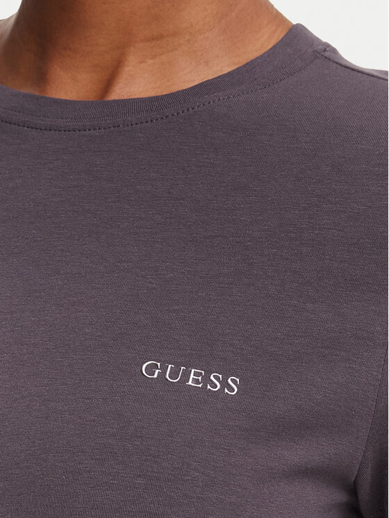 Guess Guess Camiseta V6RI07 J1314 Marrón oscuro Regular Fit