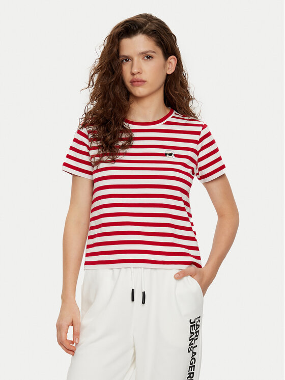 KARL LAGERFELD KARL LAGERFELD T-shirt A1W17099 Rosso Regular Fit