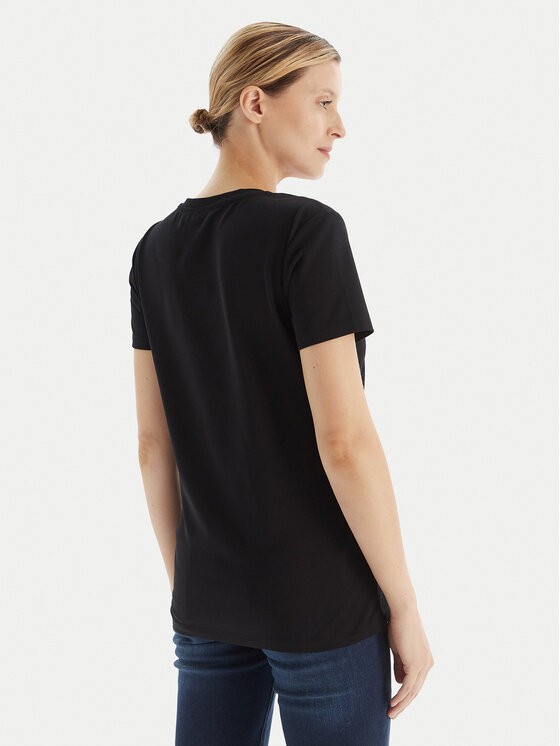 Fracomina Fracomina Camiseta FP25WT3004J40108 Negro Regular Fit