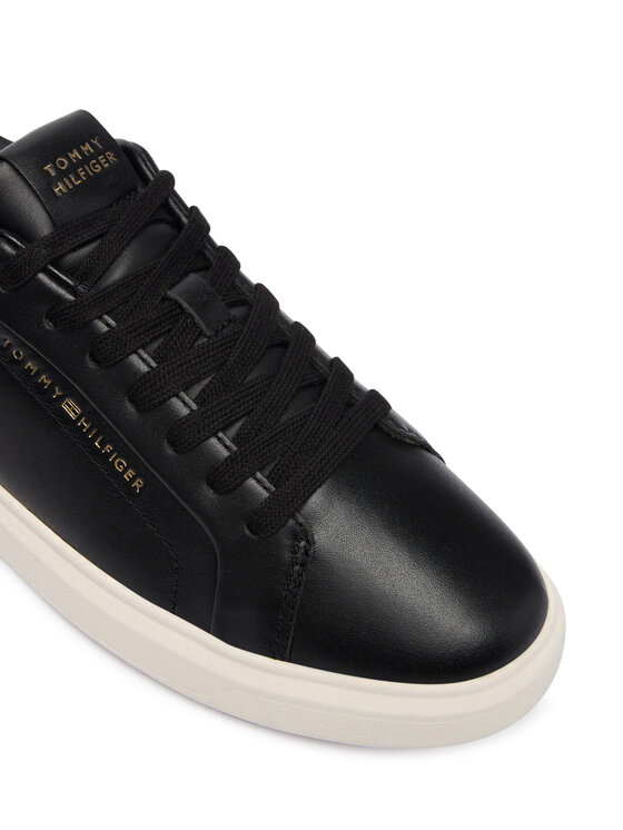 Tommy Hilfiger Tenisice Tommy Hilfiger Icon Court Light Weight Shinny FW0FW08949 Crna