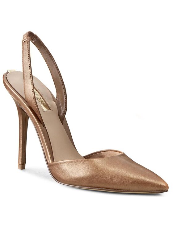 Sandały Guess Pascal3 FLPA31 LEM05 Brązowy | Eobuwie.com.pl