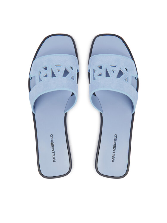 KARL LAGERFELD Шльопанці KARL LAGERFELD Skoot III KL80407C Голубий