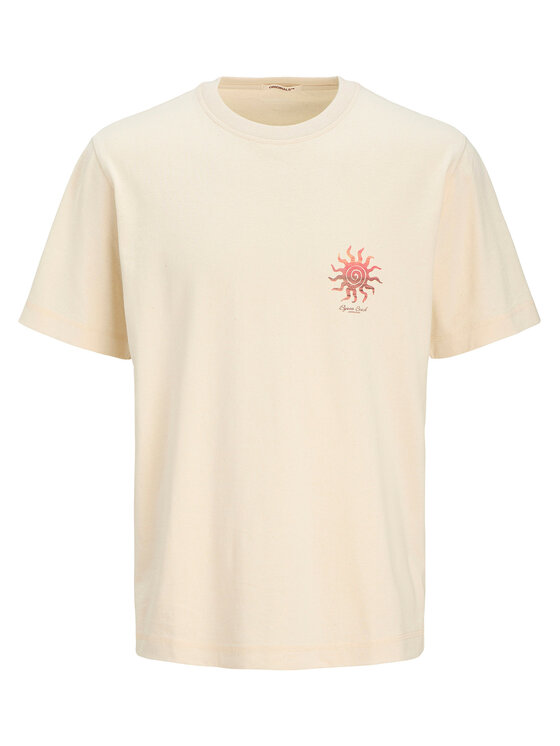 Jack & Jones Junior Jack & Jones Junior Футболка Canggu 12278649 Бежевий Relaxed Fit