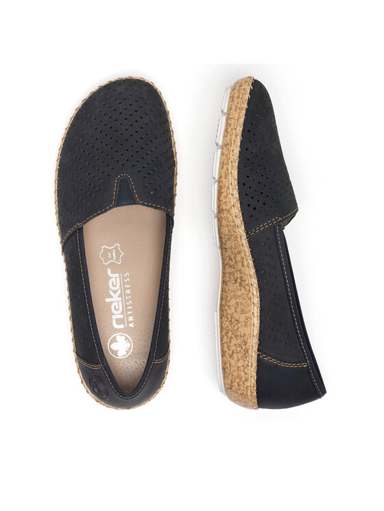 Rieker Pantofi Rieker 44854-14 Bleumarin