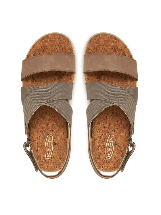 Keen Sandály Keen Elle Criss Cross 1028630 Šedá