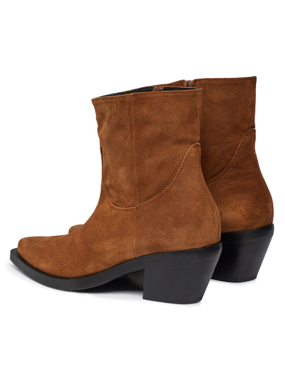 PINKO Čizme PINKO Mozart Texano Al 23-24 BLKS1 102025 A0N8 Smeđa