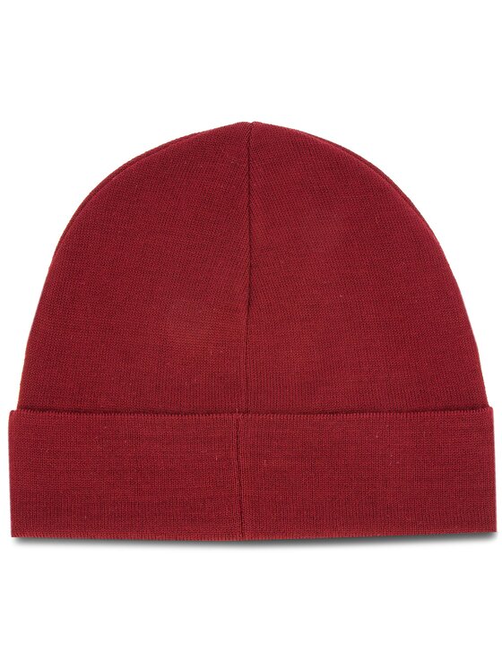 Calvin Klein Czapka Calvin Klein Ck Embossed Beanie K50K504092 Bordowy