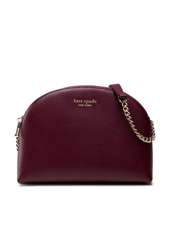 Kate Spade Kabelka Kate Spade Spencer Double-Zip Dome Crossbody K4562 Bordová